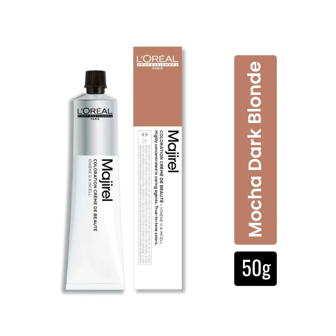 L’Oréal Professionnel Majirel – 6.8 (Mocha Dark Blonde) 50G view 2