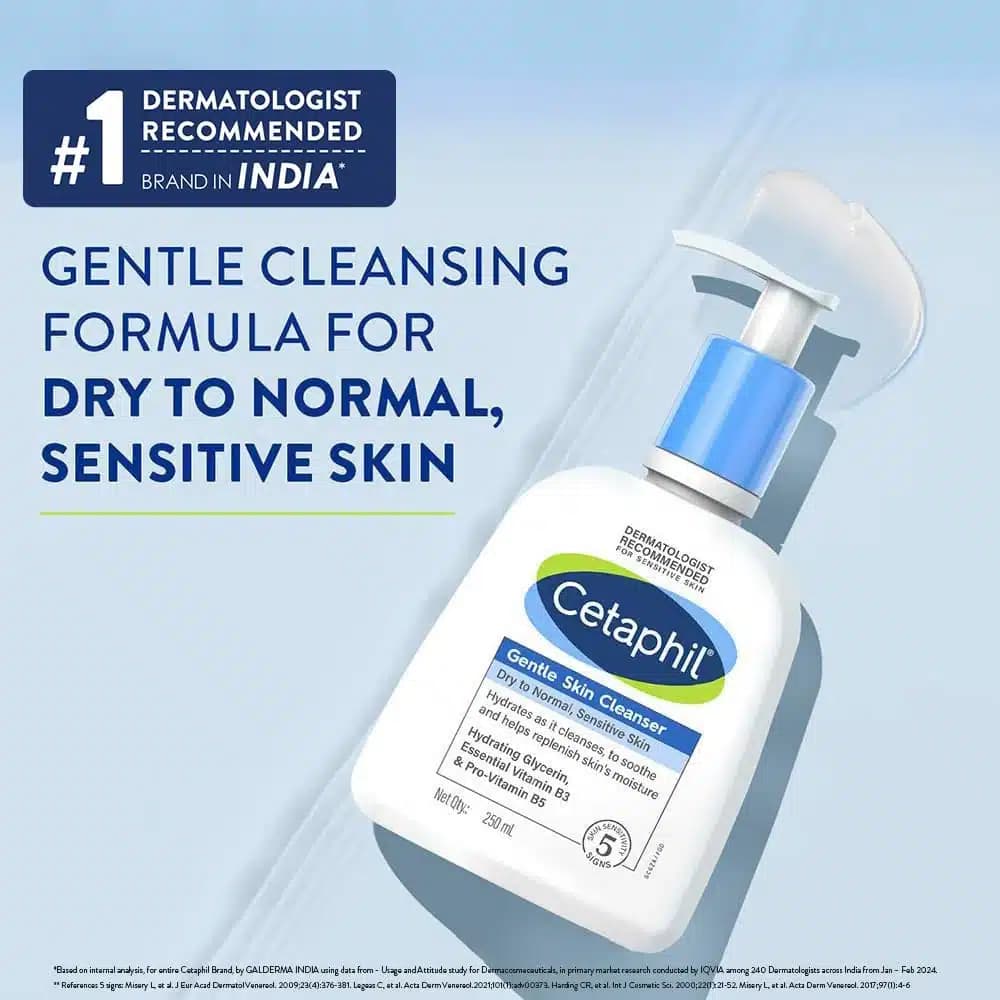 Cetaphil Gentle Skin Cleanser for Dry to Normal Skin 250ml view 2