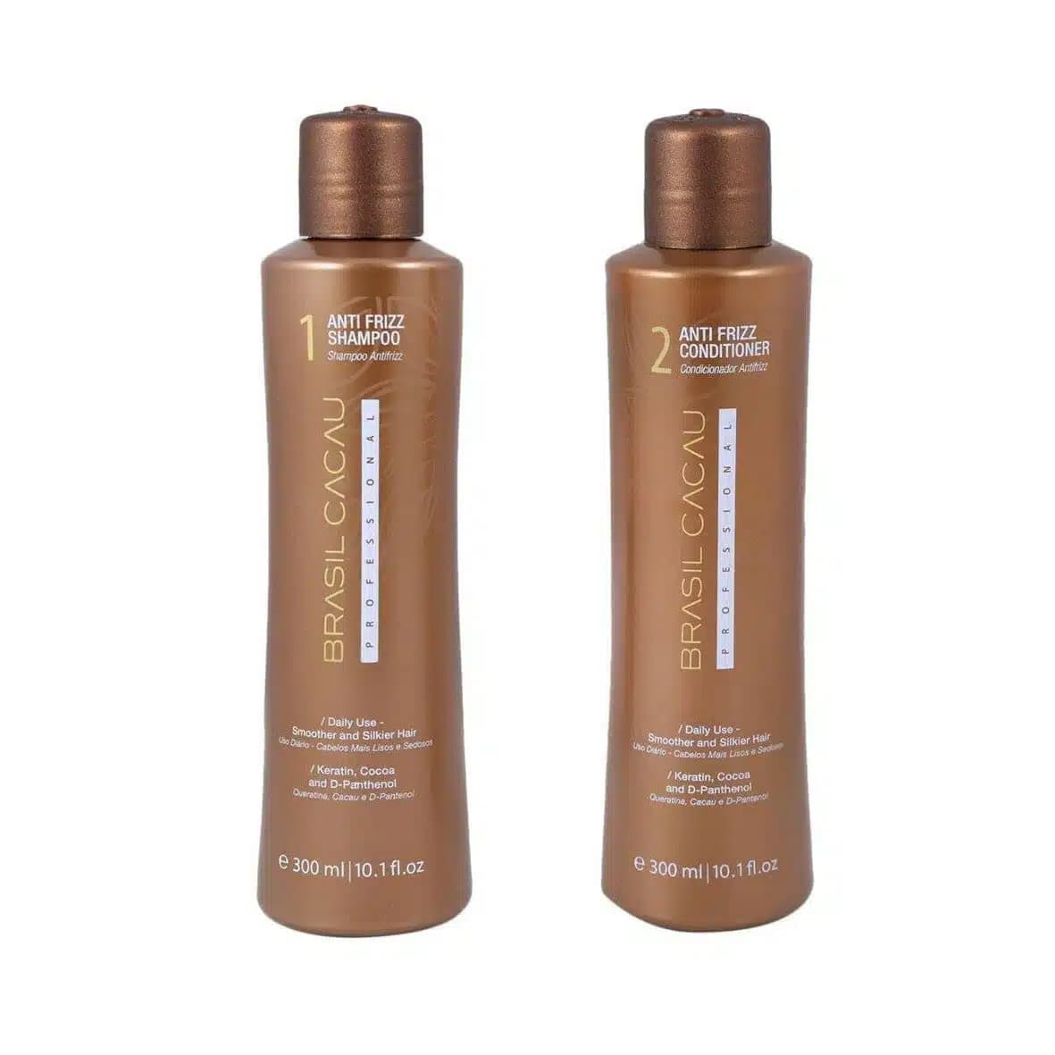 Cadiveu Brasil Cacau Anti Frizz Shampoo & Conditioner Combo For Dry & Frizzy Hair